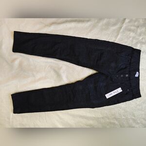 Bevy Flog Liron Black Snake Skin Pants Women's Size 28 NWT